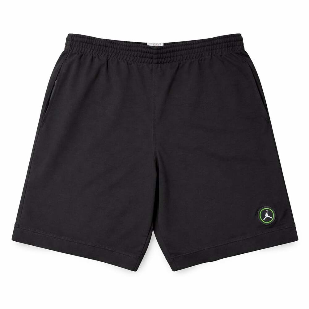 Vintage Jordan Brand Athletic Shorts Medium Black Jumpman Logo Elastic Waist